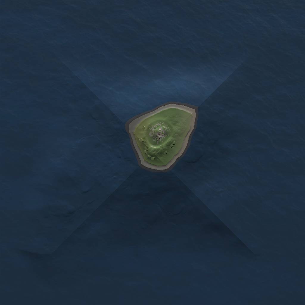 Rust Map: Procedural Map, Size: 1000, Seed: 1741129114, 3 Monuments