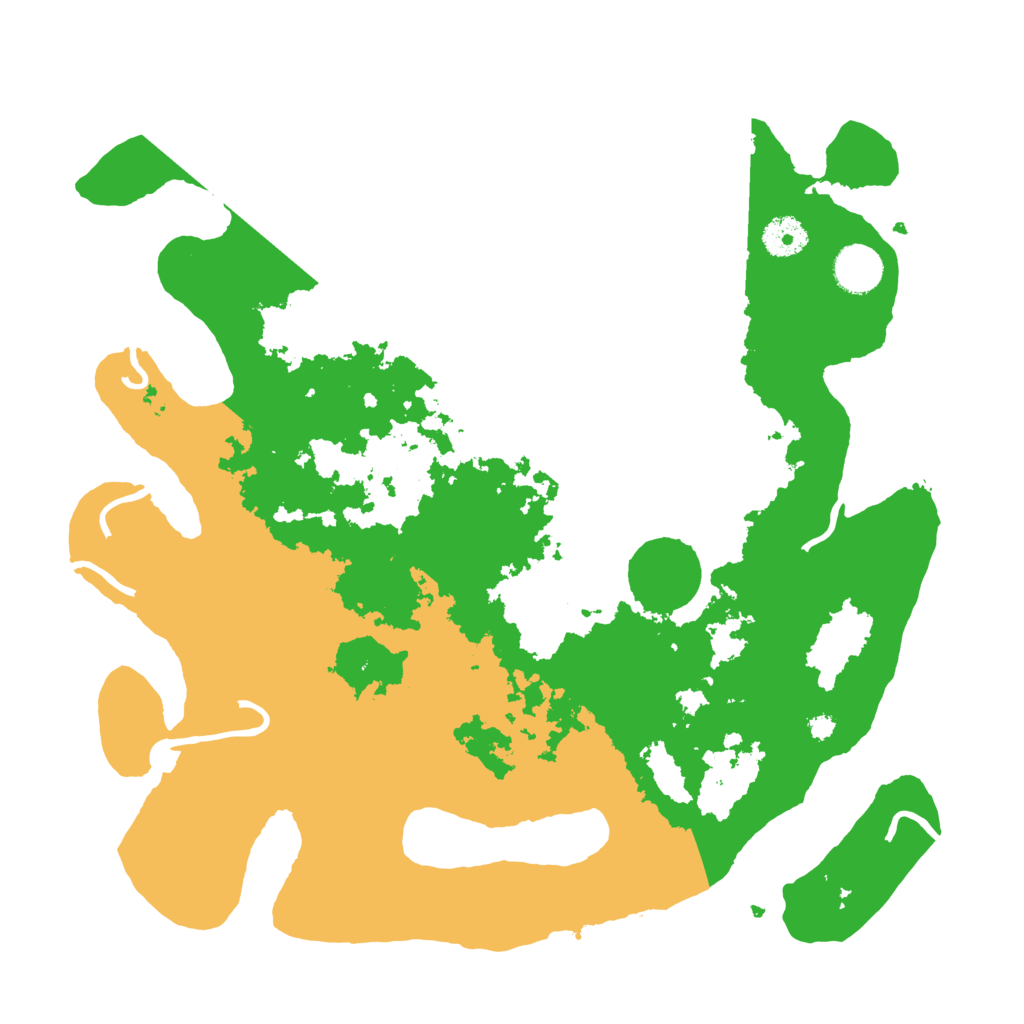 Biome Rust Map: Procedural Map, Size: 3700, Seed: 5581359