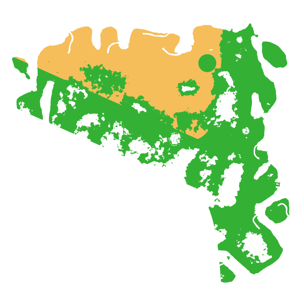 Biome Rust Map: Procedural Map, Size: 4500, Seed: 1363943809