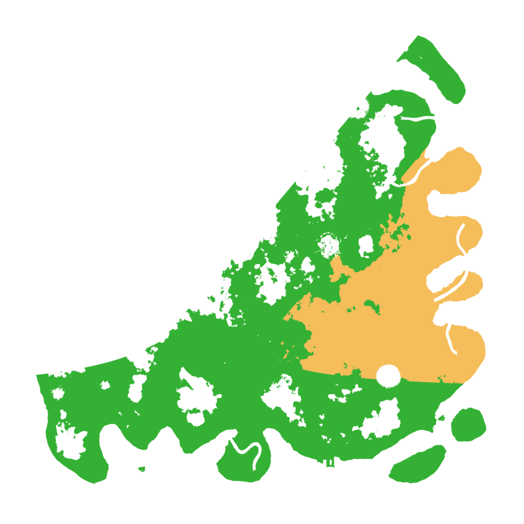 Biome Rust Map: Procedural Map, Size: 4000, Seed: 19588