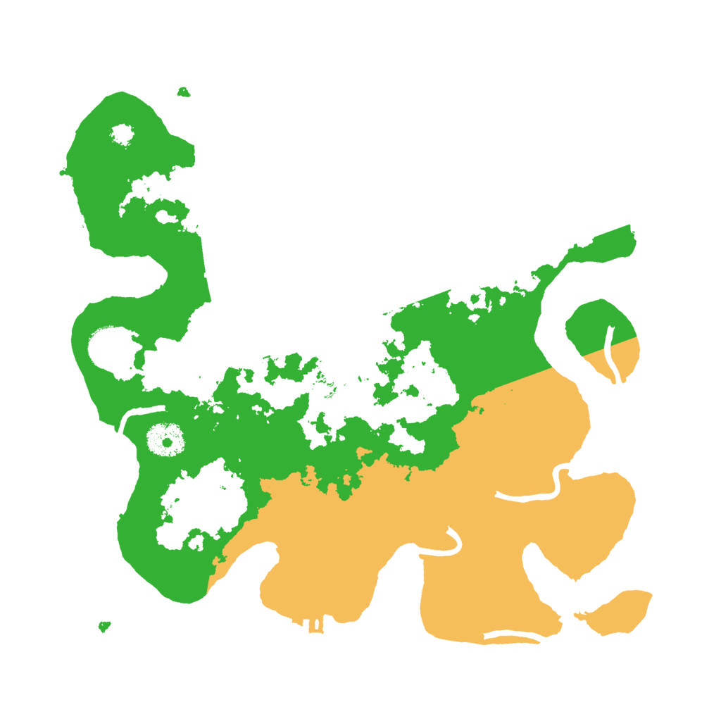 Biome Rust Map: Procedural Map, Size: 3000, Seed: 1451475127