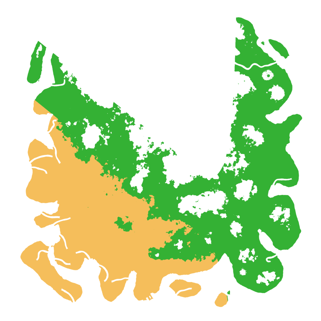 Biome Rust Map: Procedural Map, Size: 4500, Seed: 2022626