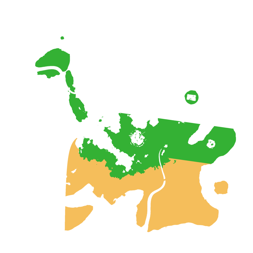 Biome Rust Map: Procedural Map, Size: 3000, Seed: 212211