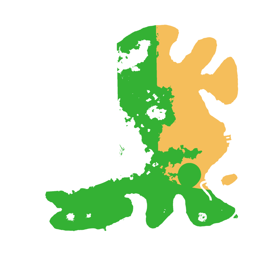 Biome Rust Map: Procedural Map, Size: 3000, Seed: 19438