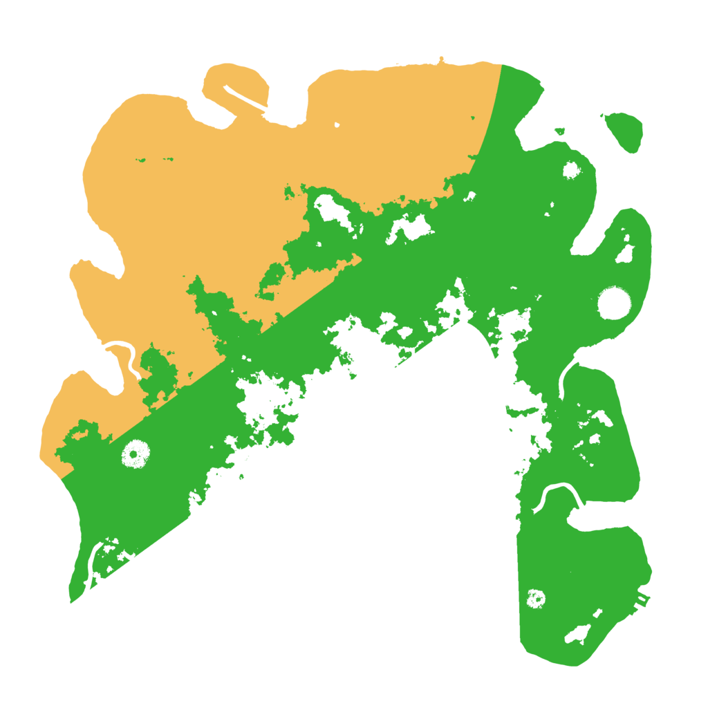 Biome Rust Map: Procedural Map, Size: 3800, Seed: 606