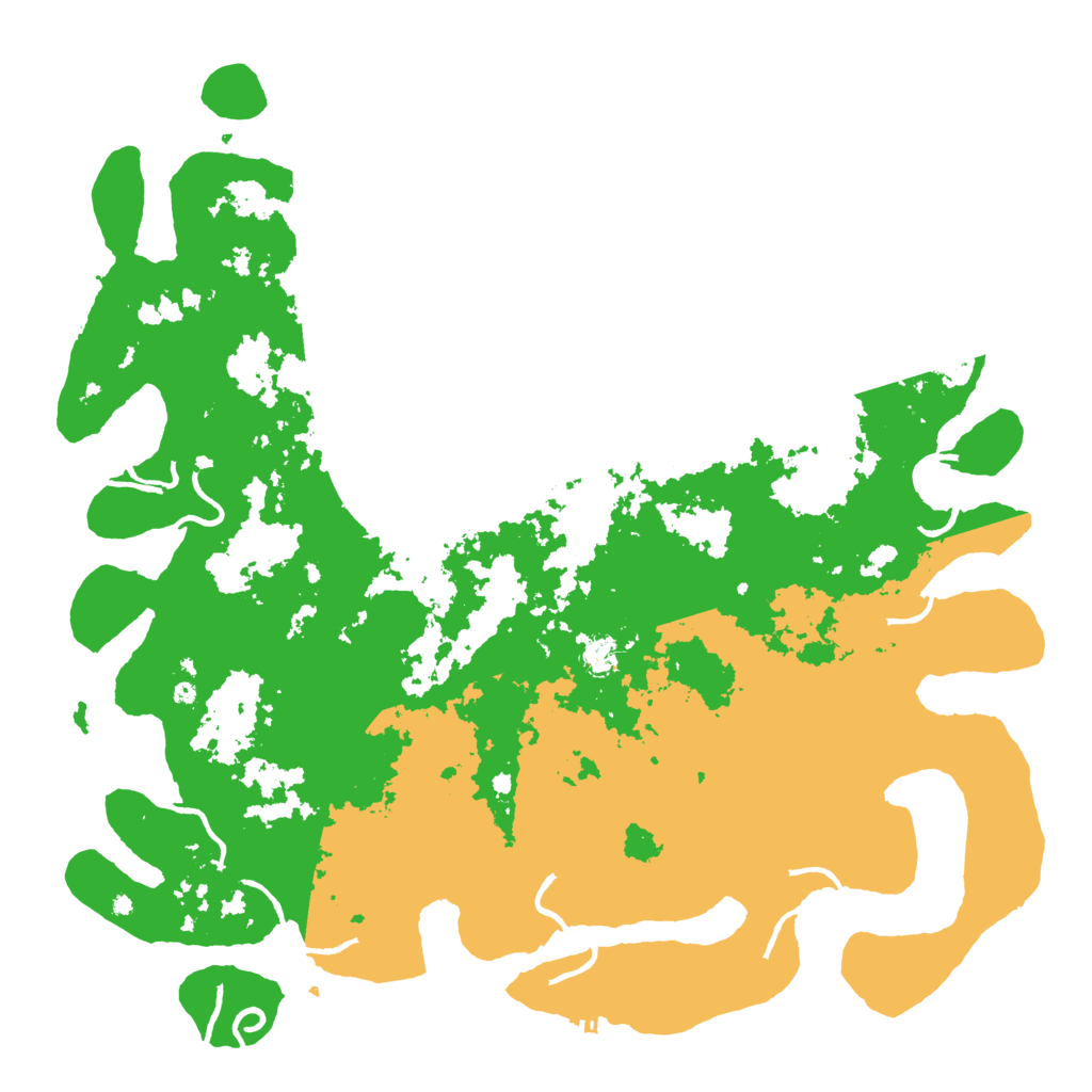 Biome Rust Map: Procedural Map, Size: 5000, Seed: 6898614