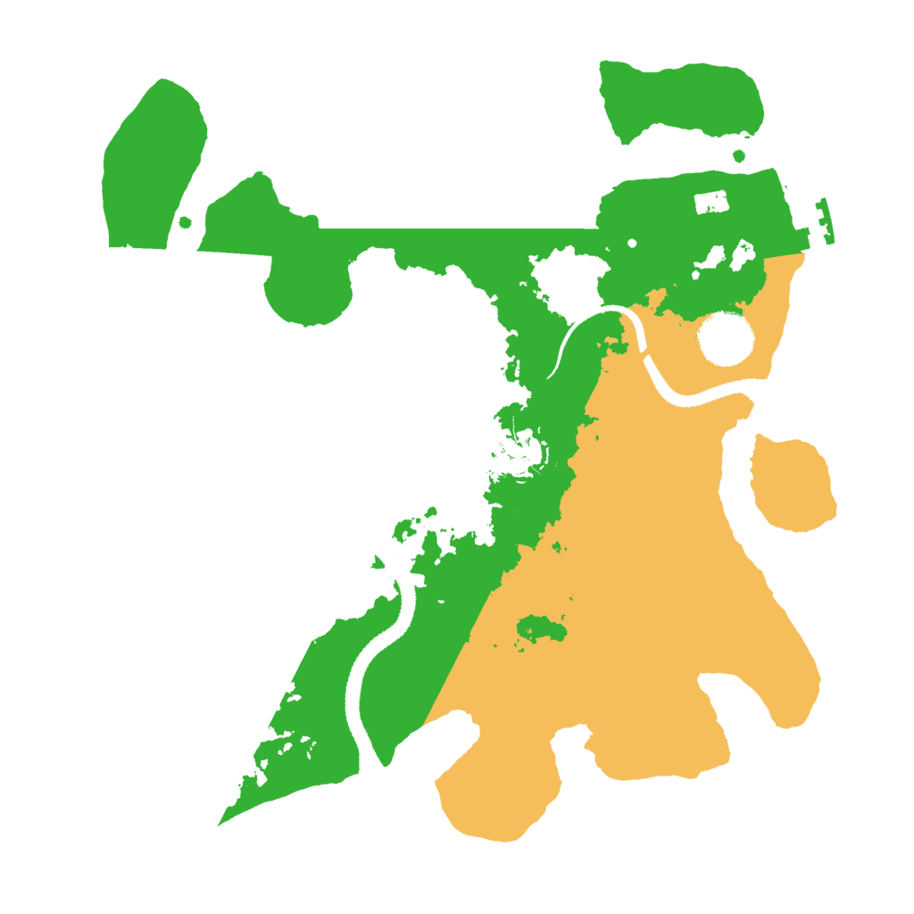 Biome Rust Map: Procedural Map, Size: 3000, Seed: 50054