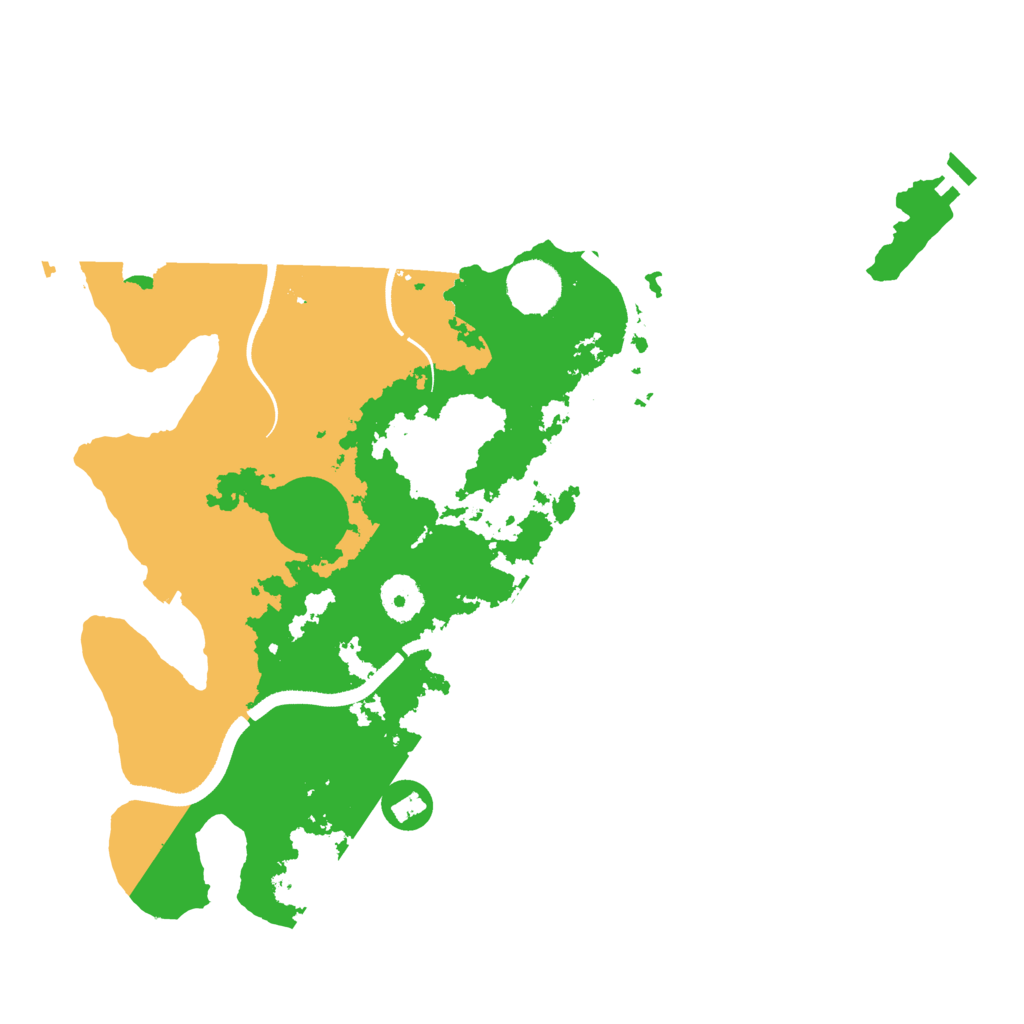 Biome Rust Map: Procedural Map, Size: 3500, Seed: 1115251308