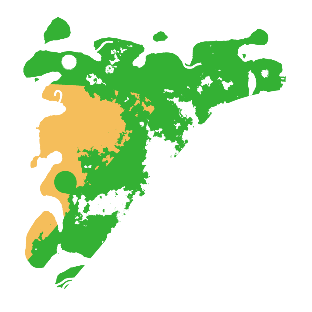 Biome Rust Map: Procedural Map, Size: 3700, Seed: 270071148