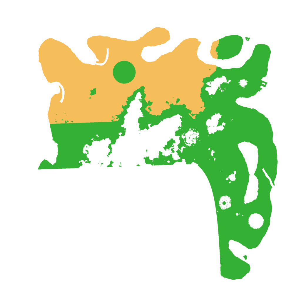Biome Rust Map: Procedural Map, Size: 3500, Seed: 589464881