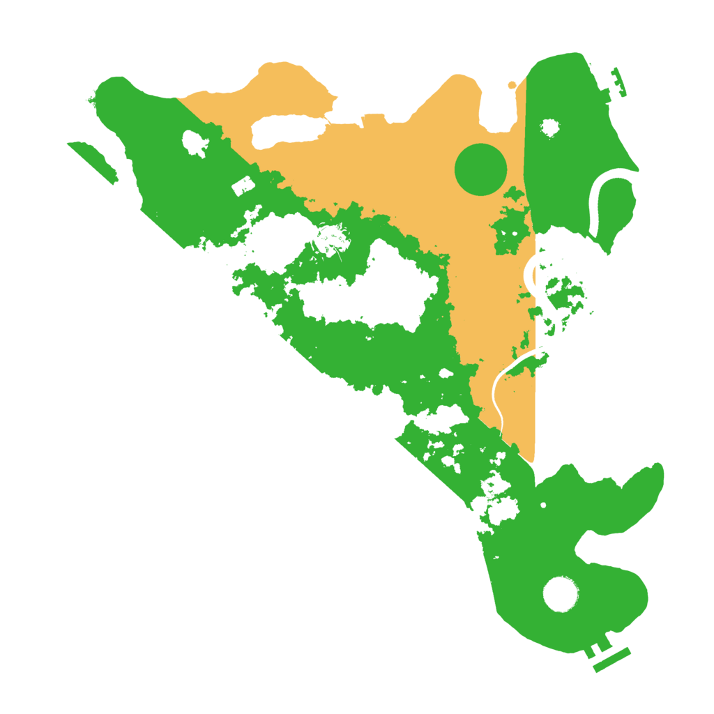 Biome Rust Map: Procedural Map, Size: 3600, Seed: 3956993