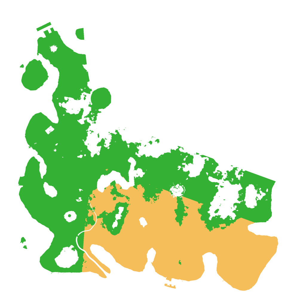 Biome Rust Map: Procedural Map, Size: 4000, Seed: 203442768