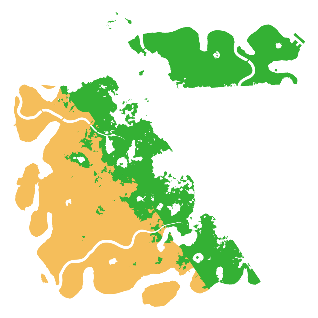 Biome Rust Map: Procedural Map, Size: 4800, Seed: 880265534