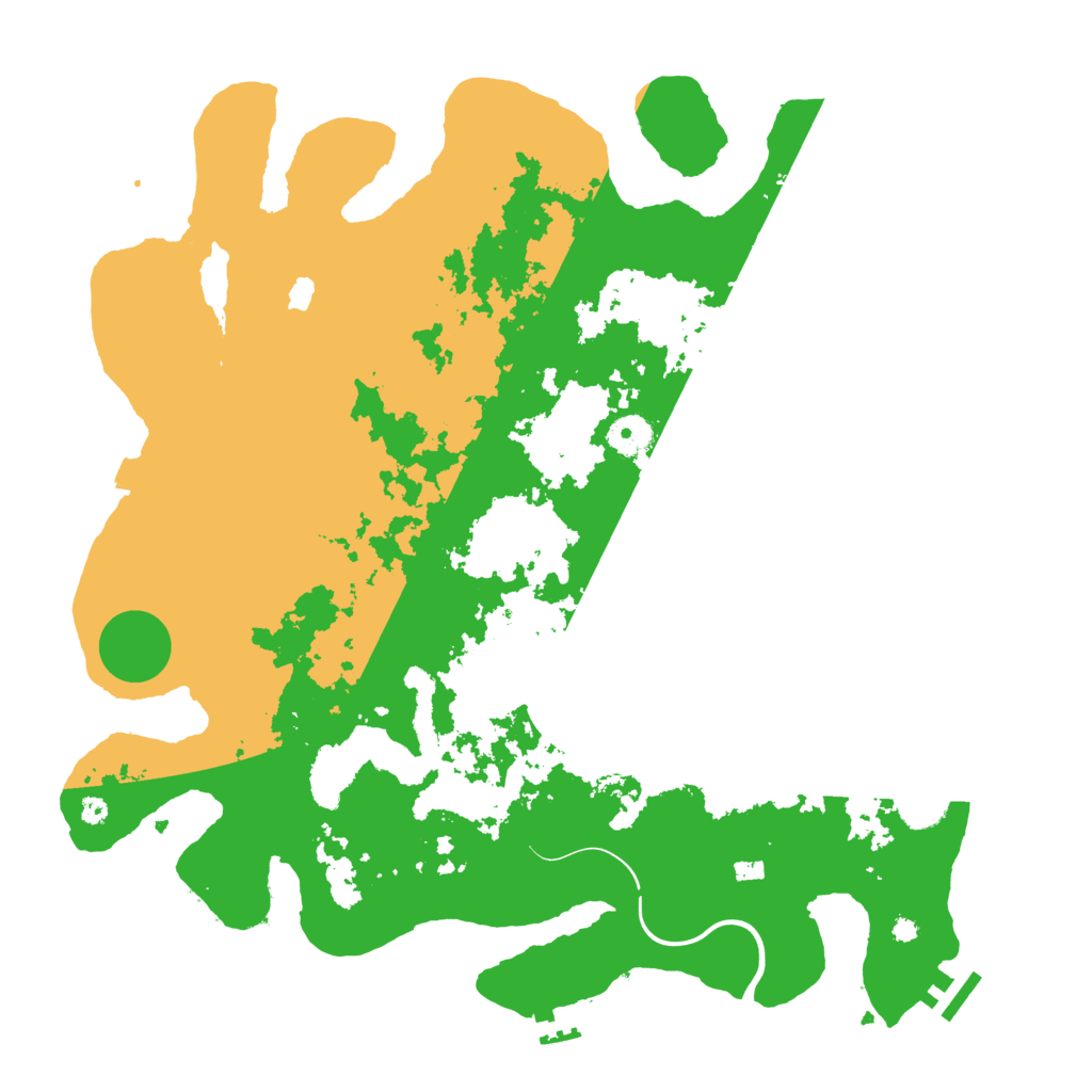 Biome Rust Map: Procedural Map, Size: 4000, Seed: 1366895155