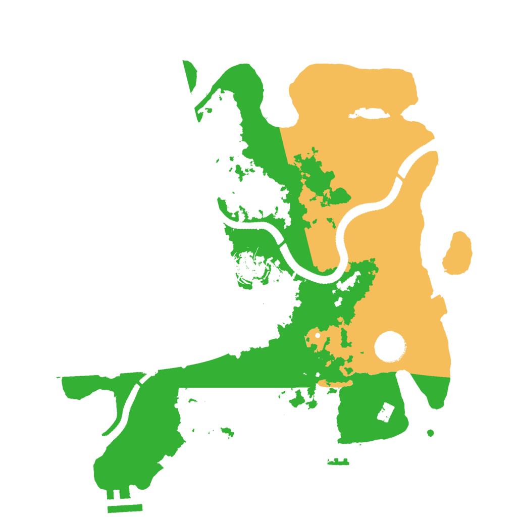 Biome Rust Map: Procedural Map, Size: 3000, Seed: 50154