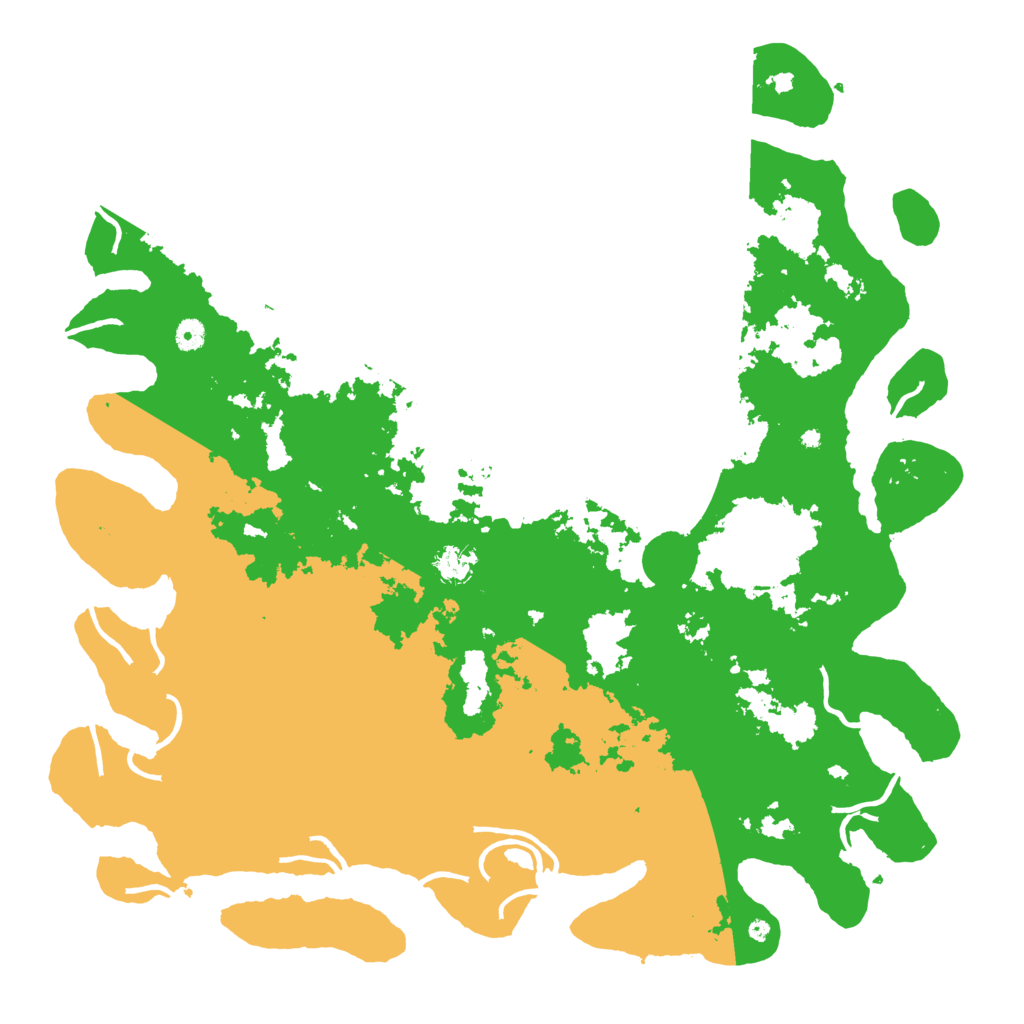 Biome Rust Map: Procedural Map, Size: 5000, Seed: 524525