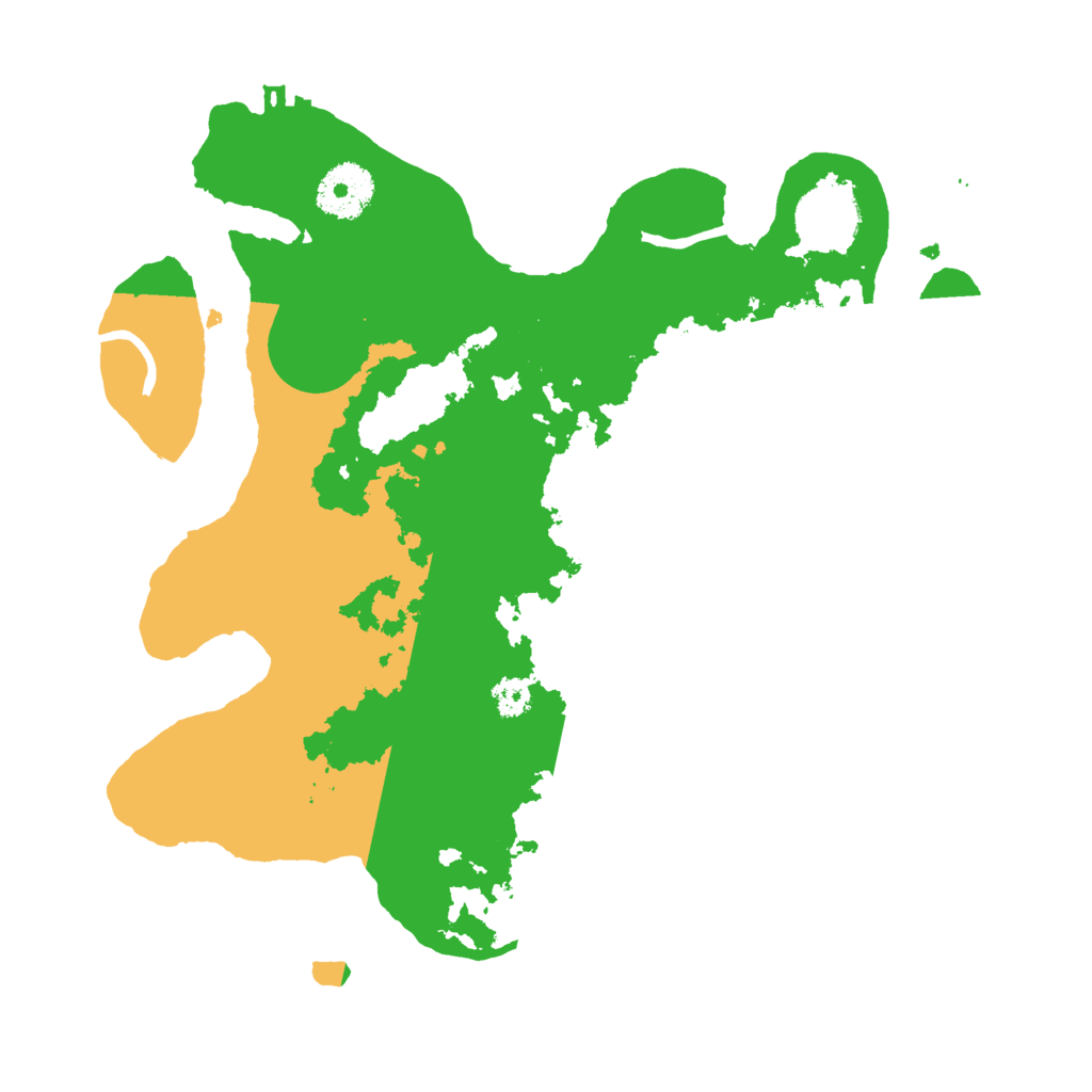 Biome Rust Map: Procedural Map, Size: 3000, Seed: 367428