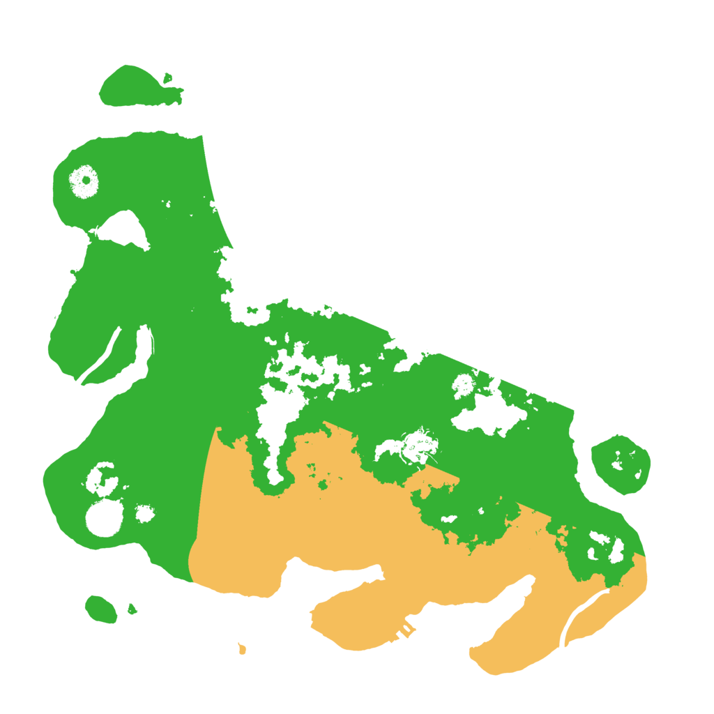 Biome Rust Map: Procedural Map, Size: 3500, Seed: 126465