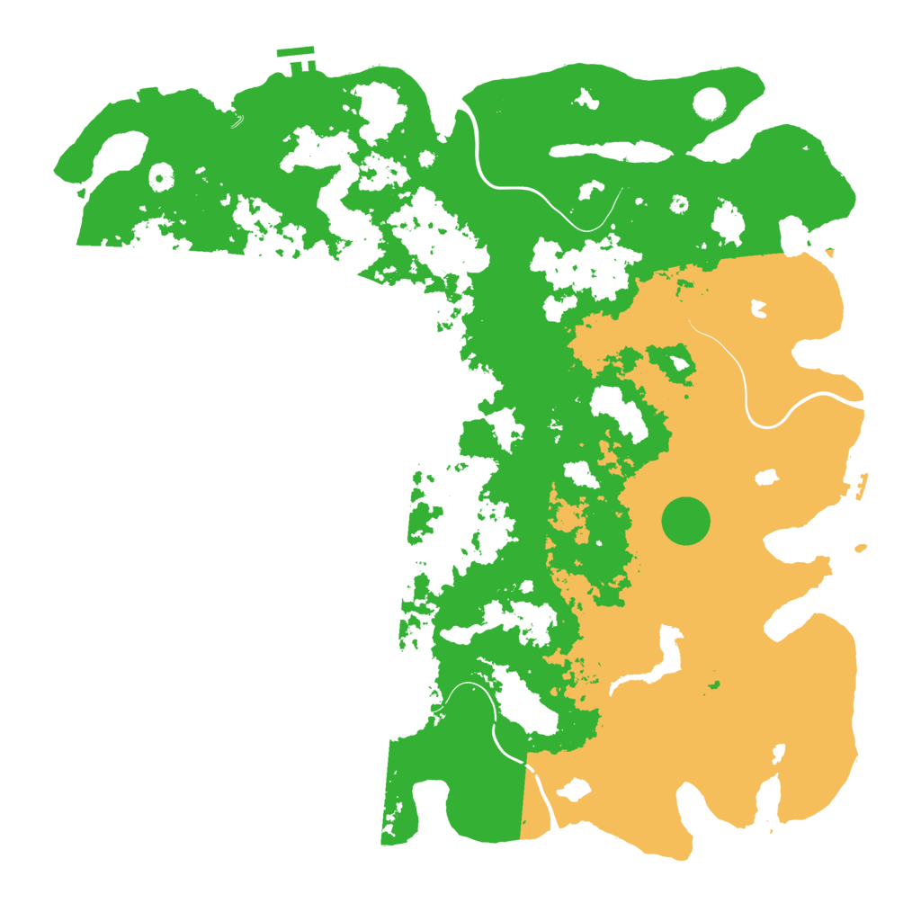 Biome Rust Map: Procedural Map, Size: 5000, Seed: 2400