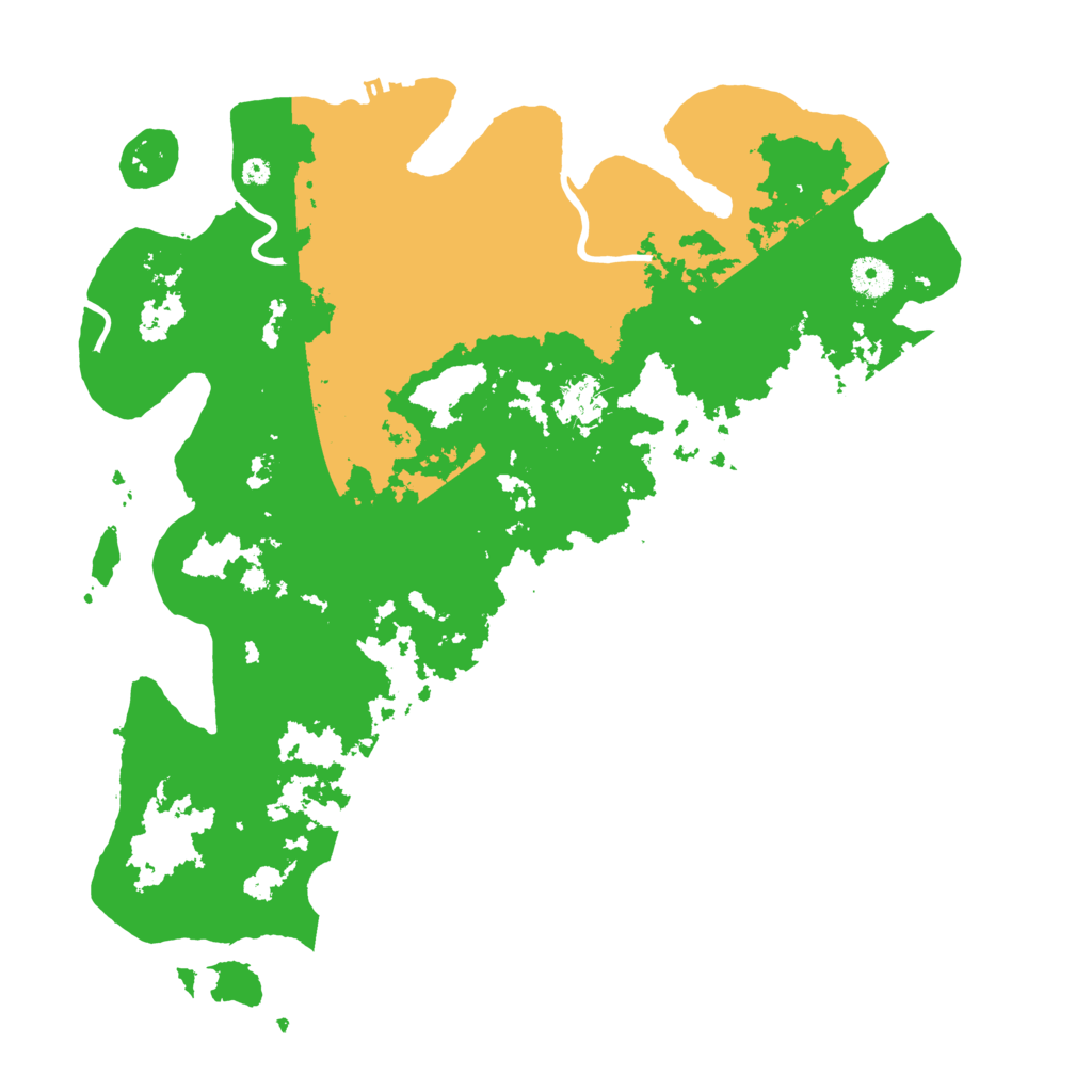 Biome Rust Map: Procedural Map, Size: 4000, Seed: 3676