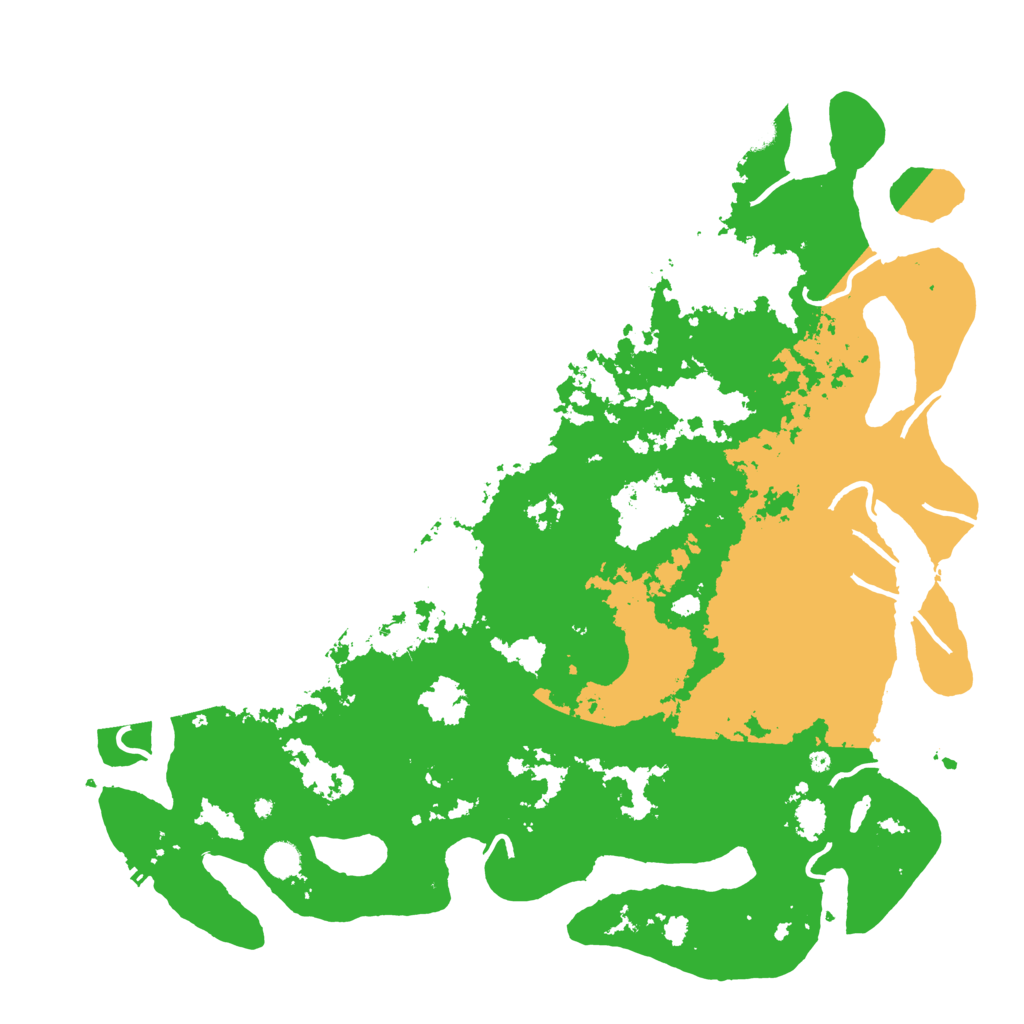 Biome Rust Map: Procedural Map, Size: 5000, Seed: 133784