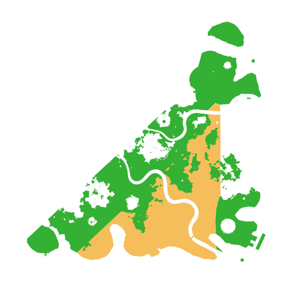 Biome Rust Map: Procedural Map, Size: 3500, Seed: 6788876