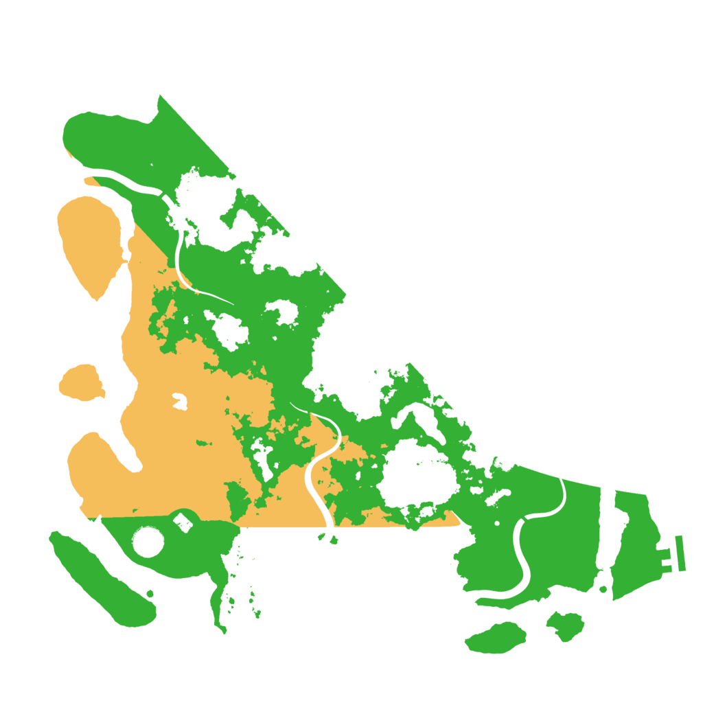 Biome Rust Map: Procedural Map, Size: 4000, Seed: 291436600