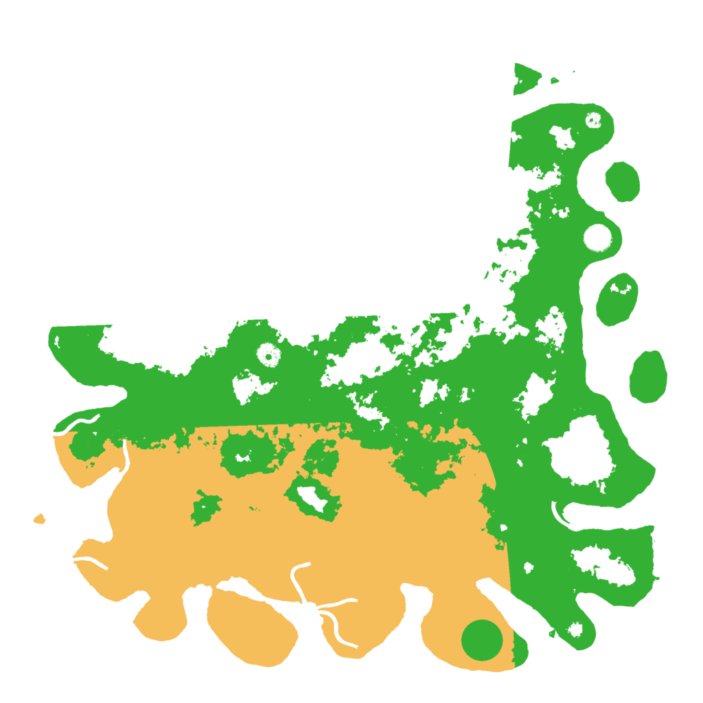 Biome Rust Map: Procedural Map, Size: 4500, Seed: 19956487
