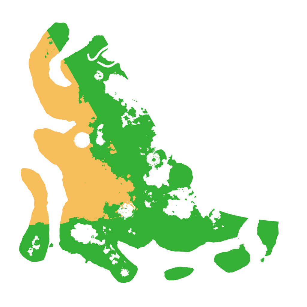 Biome Rust Map: Procedural Map, Size: 3500, Seed: 73482790