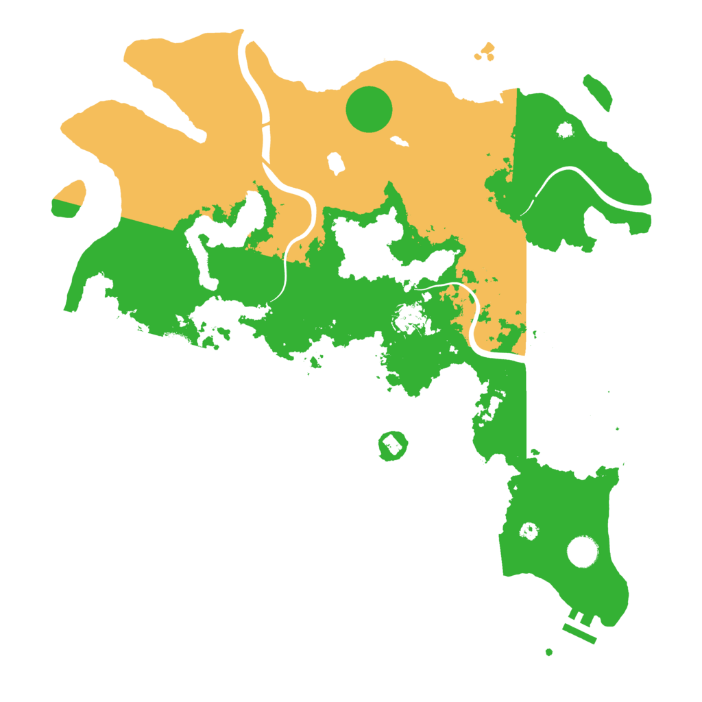 Biome Rust Map: Procedural Map, Size: 4000, Seed: 904867