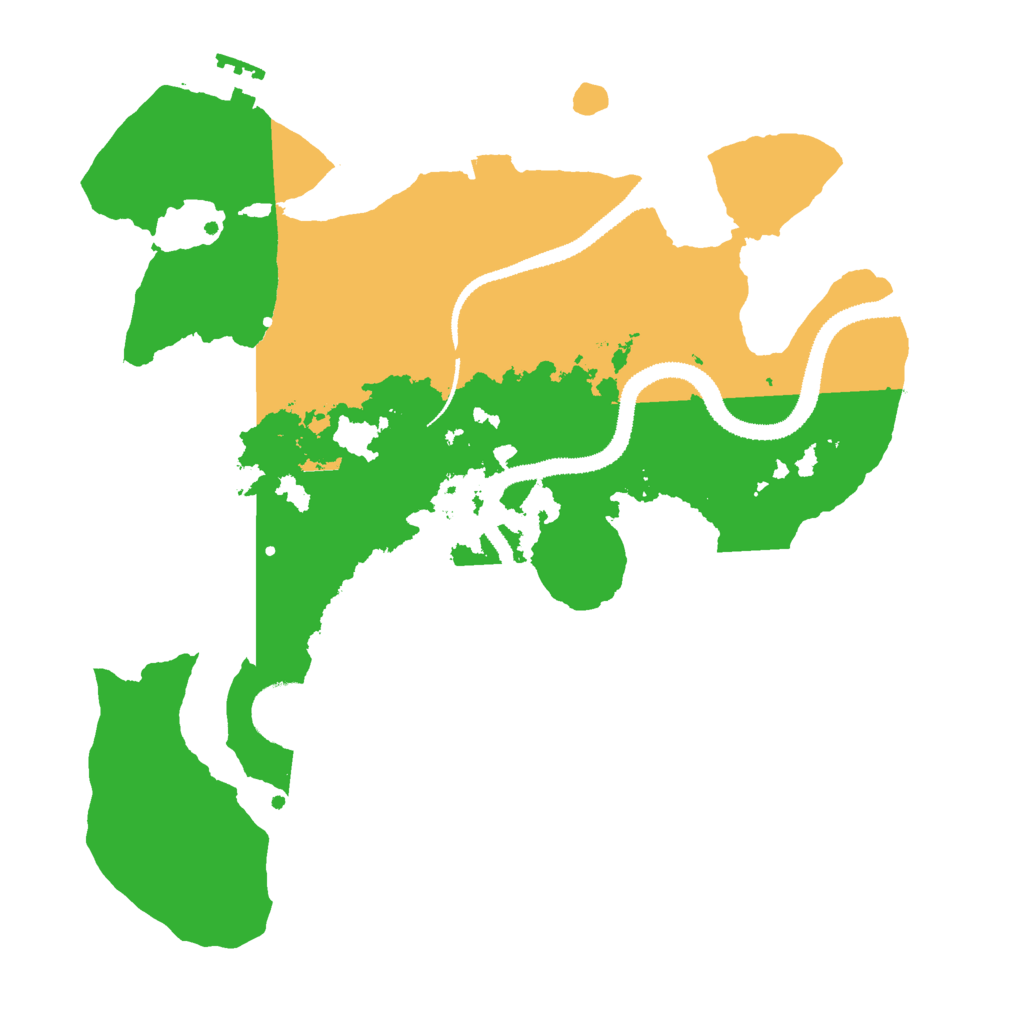 Biome Rust Map: Procedural Map, Size: 3000, Seed: 856135699