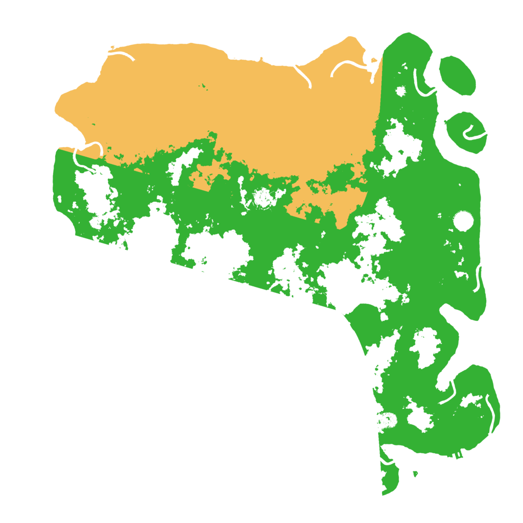 Biome Rust Map: Procedural Map, Size: 4650, Seed: 2147483647