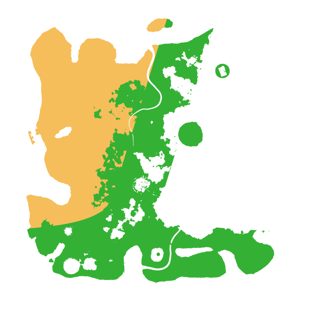 Biome Rust Map: Procedural Map, Size: 3500, Seed: 13312