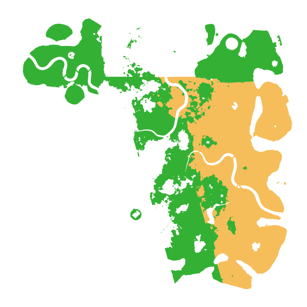 Biome Rust Map: Procedural Map, Size: 4500, Seed: 1710890864