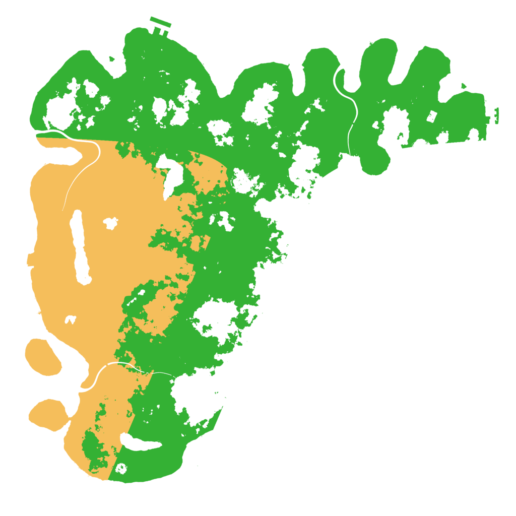 Biome Rust Map: Procedural Map, Size: 4800, Seed: 81320723
