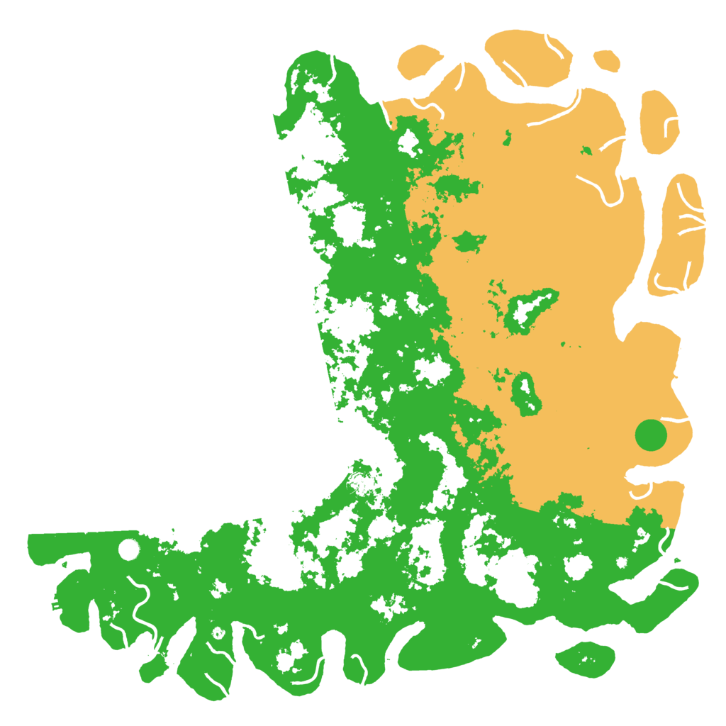 Biome Rust Map: Procedural Map, Size: 6000, Seed: 21474345