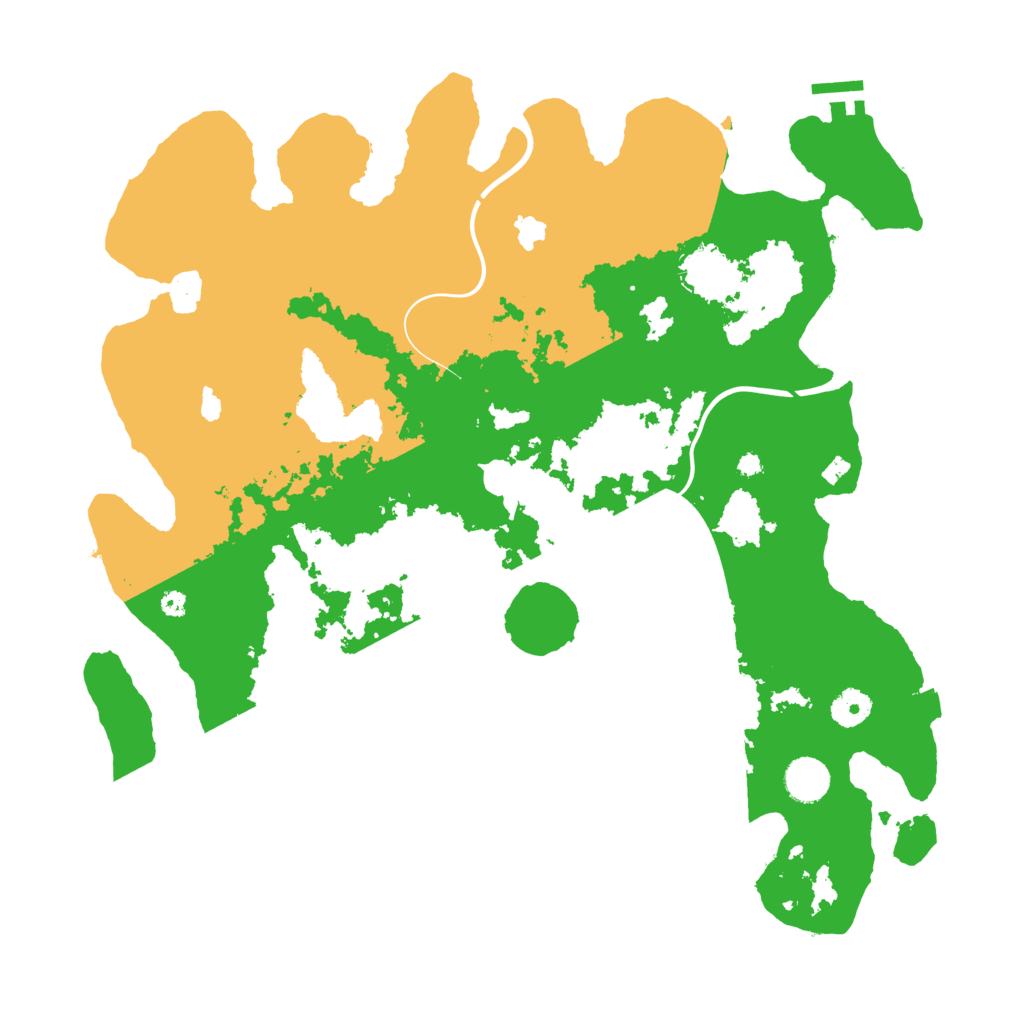 Biome Rust Map: Procedural Map, Size: 4000, Seed: 114514