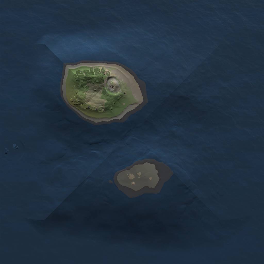 Rust Map: Procedural Map, Size: 1000, Seed: 13371337, 3 Monuments