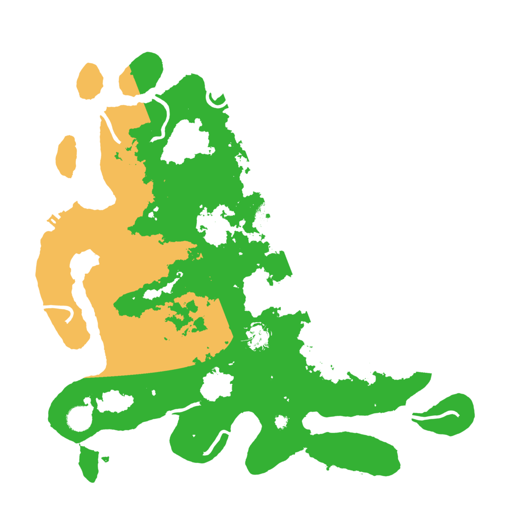 Biome Rust Map: Procedural Map, Size: 3600, Seed: 16111234