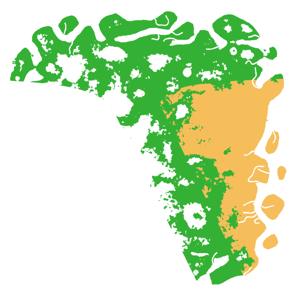 Biome Rust Map: Procedural Map, Size: 6000, Seed: 30120