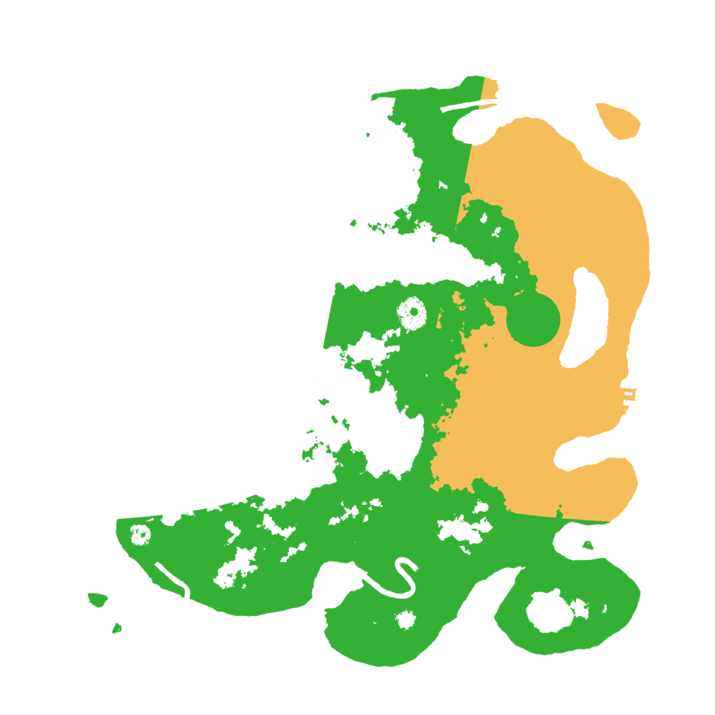 Biome Rust Map: Procedural Map, Size: 3500, Seed: 2983494