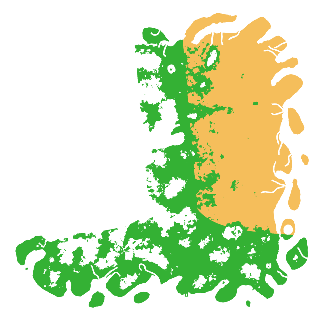 Biome Rust Map: Procedural Map, Size: 6000, Seed: 256