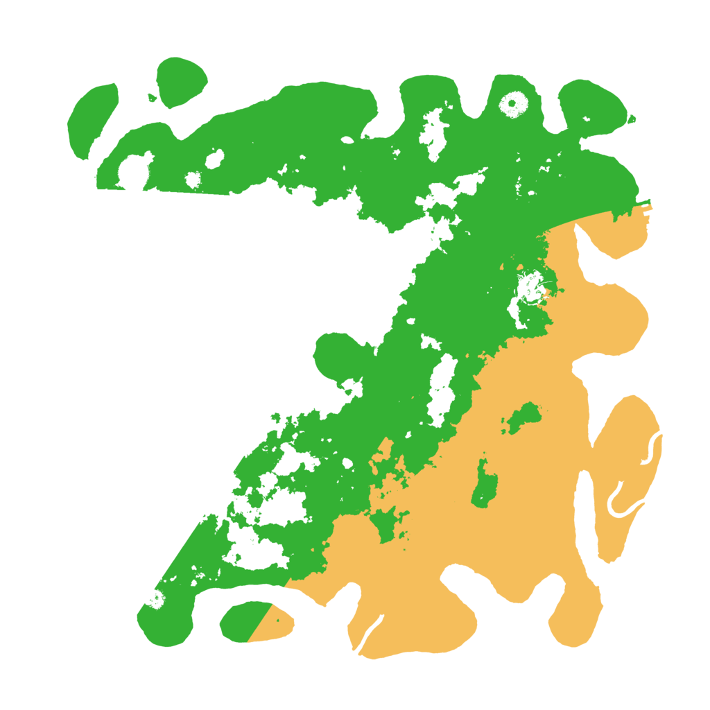 Biome Rust Map: Procedural Map, Size: 4000, Seed: 43005