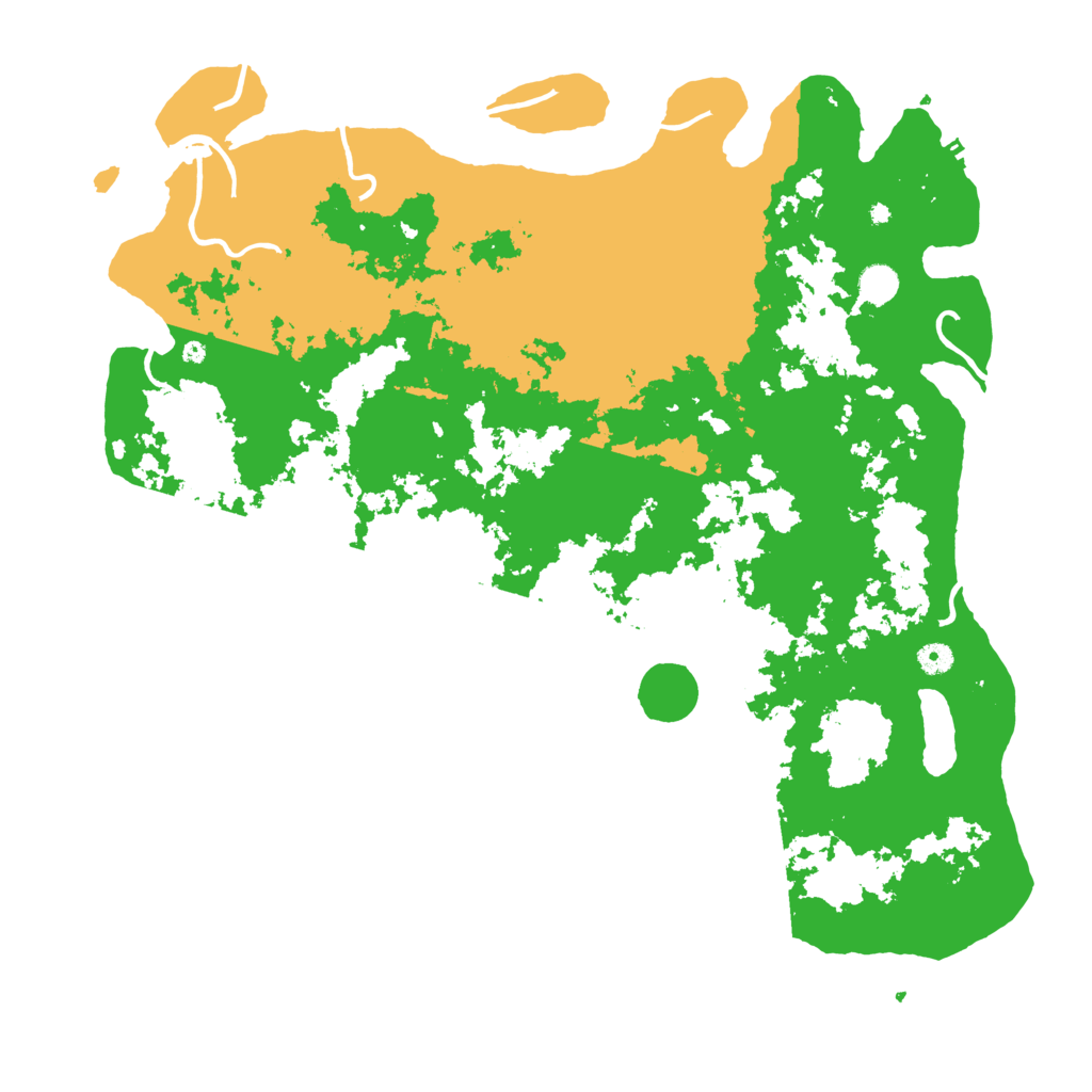 Biome Rust Map: Procedural Map, Size: 4899, Seed: 2147483647