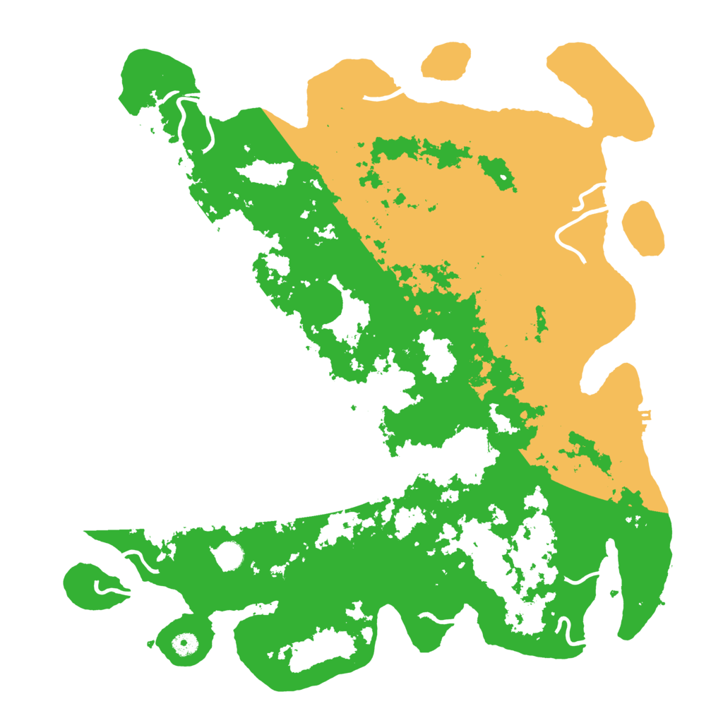 Biome Rust Map: Procedural Map, Size: 4500, Seed: 986554830