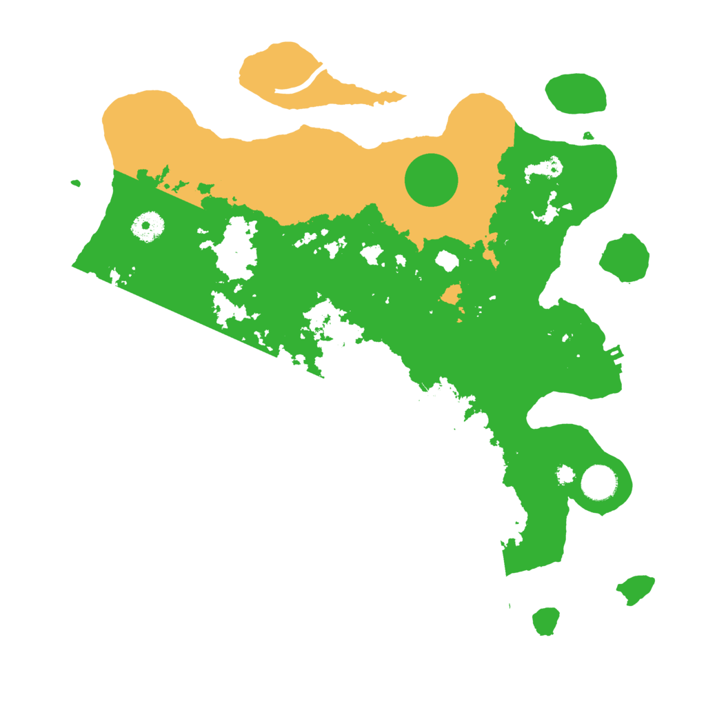 Biome Rust Map: Procedural Map, Size: 3500, Seed: 666963034