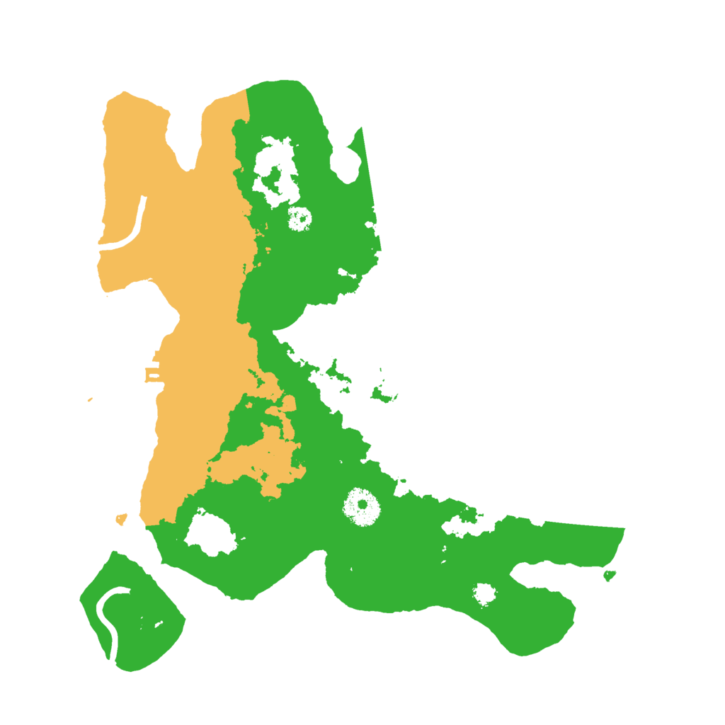 Biome Rust Map: Procedural Map, Size: 3000, Seed: 6673