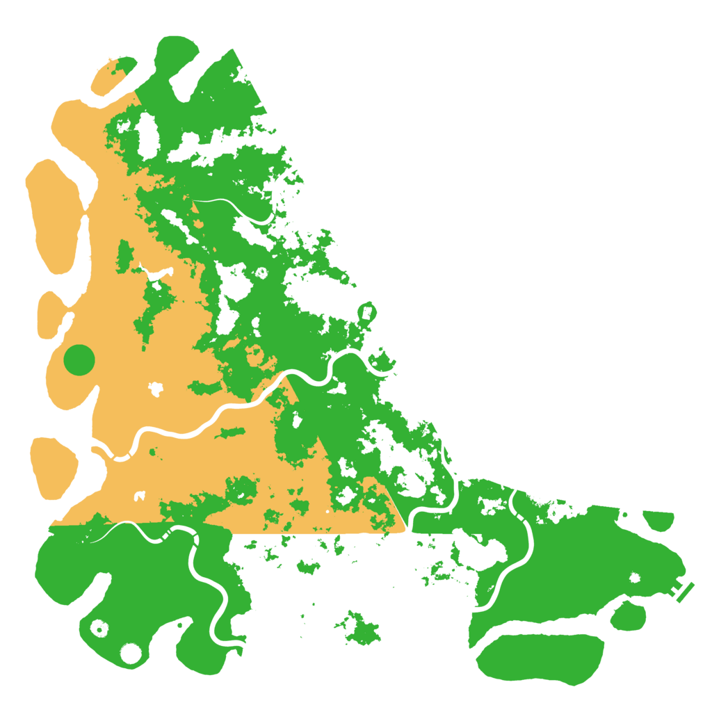 Biome Rust Map: Procedural Map, Size: 6000, Seed: 671011