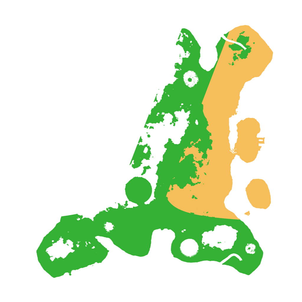 Biome Rust Map: Procedural Map, Size: 3000, Seed: 123963