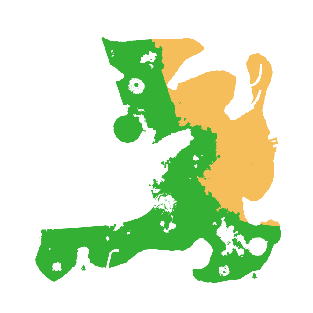 Biome Rust Map: Procedural Map, Size: 3000, Seed: 12169420